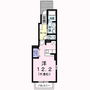 エスポワール Aya Ⅰ【1階】の間取り