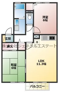 アゼリアパレス EAST【1階】の間取り