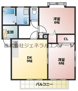ソレイユ2号【2階】の間取り