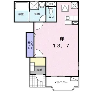 リュエルメゾンTY Ⅱ【1階】の間取り