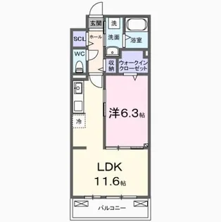 パインオーク C【3階】の間取り