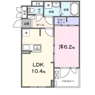 パインオーク A【2階】の間取り