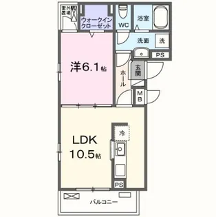 パインオーク A【2階】の間取り