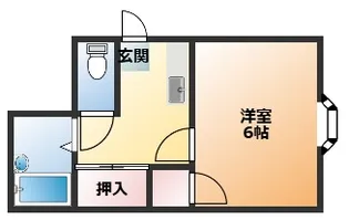 エムハイツ御幸【3D号室】の間取り