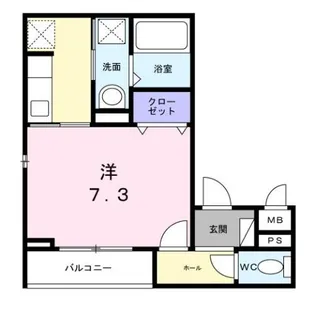栄町アパート【3階】の間取り