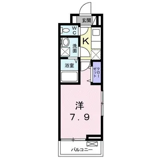 楽園【2階】の間取り