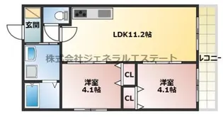 AVANTIO寝屋川市駅【2階】の間取り