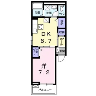 コモド・カーサ【1階】の間取り