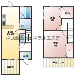 大阪府寝屋川市木田町【タウンハウス】の間取り