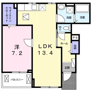 ヴィラ・サヤマ Ⅱ【1階】の間取り