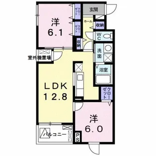 グランファーレ【5階】の間取り