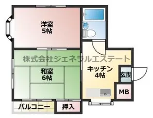 木屋マンション【101号室】の間取り