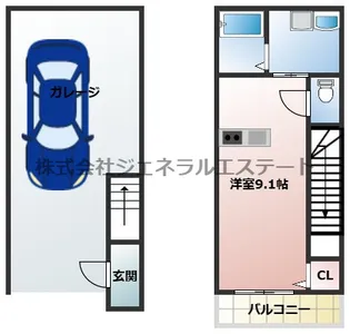 大阪府寝屋川市池田本町【一戸建】の間取り