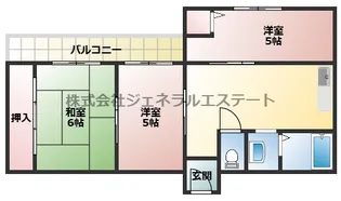 マンションアンナス【101号室】の間取り