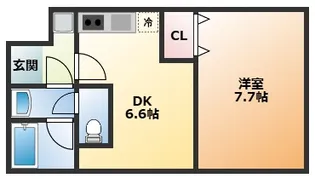 フジパレス池田【2階】の間取り
