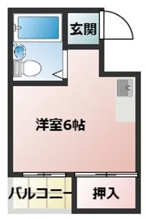 アルフィー大和田【402号室】の間取り