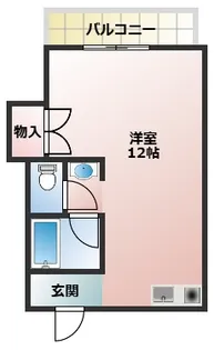 カサベルデ一柳【3階】の間取り