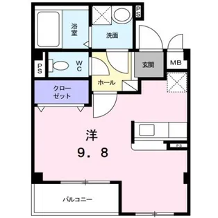 プリマベーラくずは【2階】の間取り