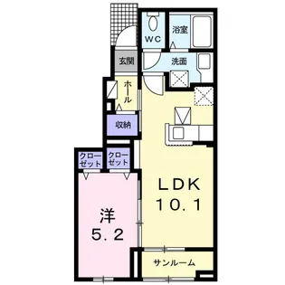カルマカサ【1階】の間取り