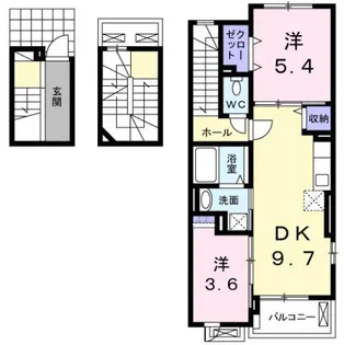メゾン ジュリア【3階】の間取り