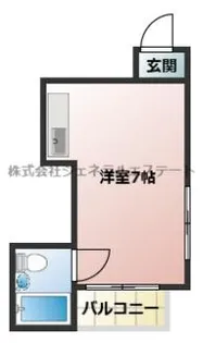 グリーンパレス【102号室】の間取り