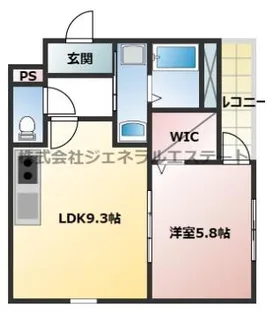 フジパレス大和田Ⅲ【101号室】の間取り