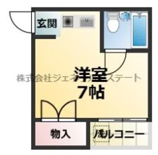 平池マンション【4D号室】の間取り