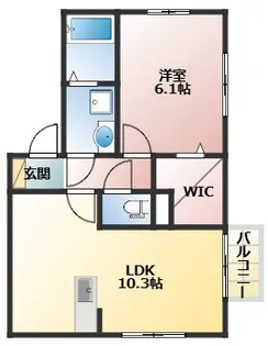 ポートヴェール【2階】の間取り