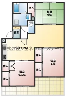 トリヴァンベール星田【101号室】の間取り