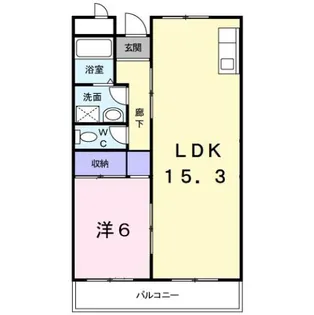 ノースヒルズ【3階】の間取り