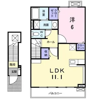 セレニテ【2階】の間取り