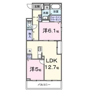 ティリア コート【3階】の間取り