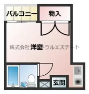 アクティ大和10【1A号室】の間取り