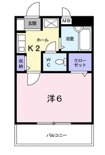 エクセルコート【1階】の間取り