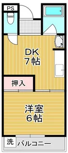 藤村ハイツⅡ【2-1号室】の間取り