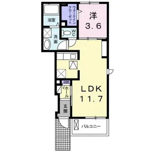 Viola 門真南【1階】の間取り