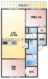 Felice KOZU【1階】の間取り