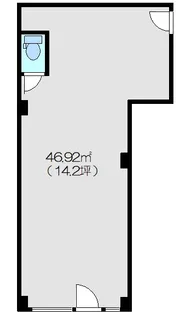 ムーンライズ【1階店舗(向かって右側)号室】の間取り