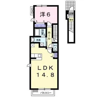 ベル・エトワールB【2階】の間取り