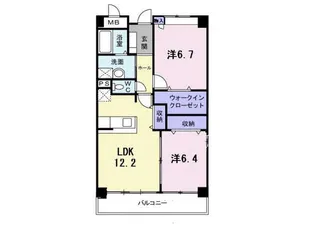 ココ プラザ【2階】の間取り