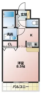 ルピナスⅡ【5階】の間取り