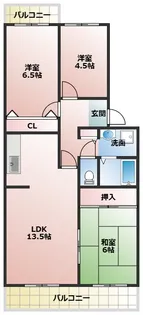 リーベルハイム沼田【4階】の間取り