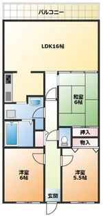 PHOENIX COURT 交野Ⅰ【6階】の間取り