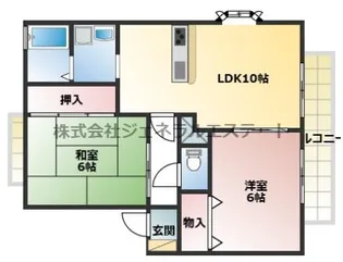 サンマリオA棟【201号室】の間取り