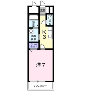 クローバーハイツ【2階】の間取り