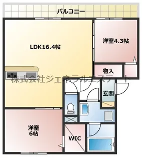 Felice KOZU【1階】の間取り