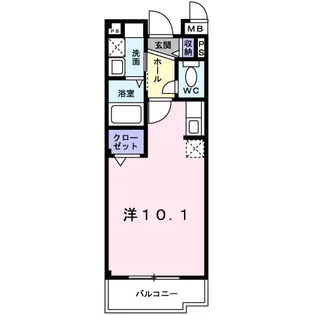 プログレNα【303号室】の間取り