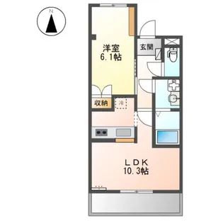 オオミネ Square 10【1階】の間取り