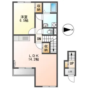 津田くにみ谷’08【2階】の間取り