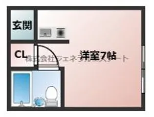 萱島サンヴィアンテ【2階】の間取り